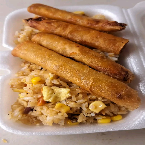 Chow Pan with 4pcs Siomai